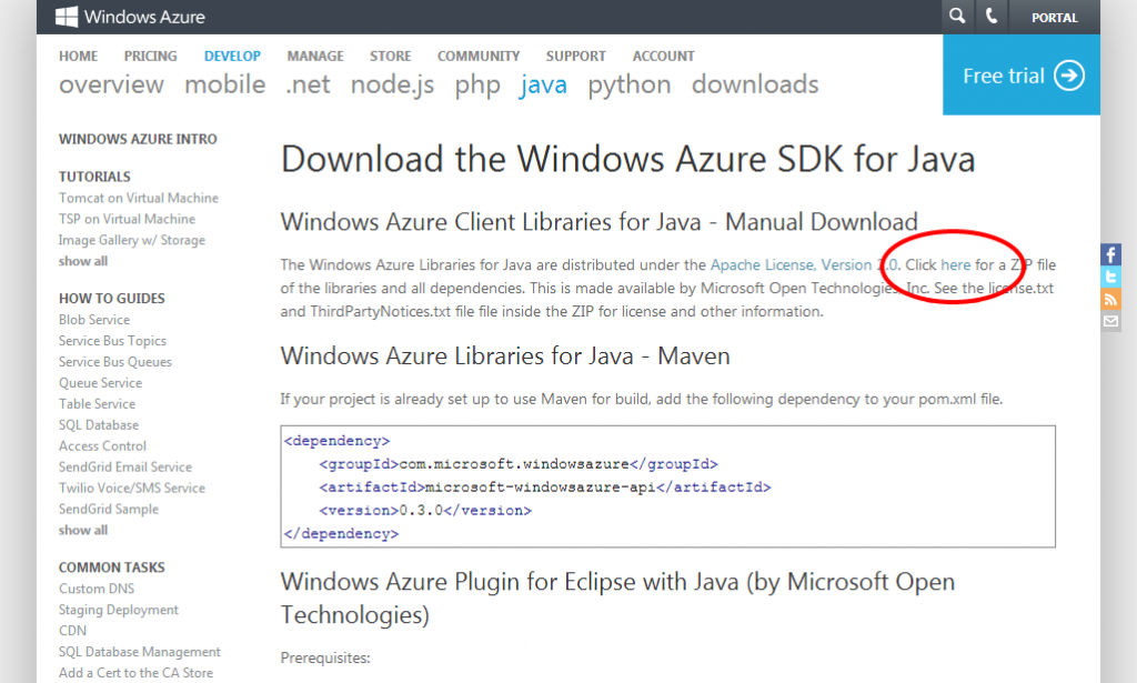 Windows Azure Libraries